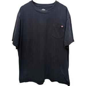 Dickies Pocket T Shirt Mens XL Black Workwear Short Sleeve Tee